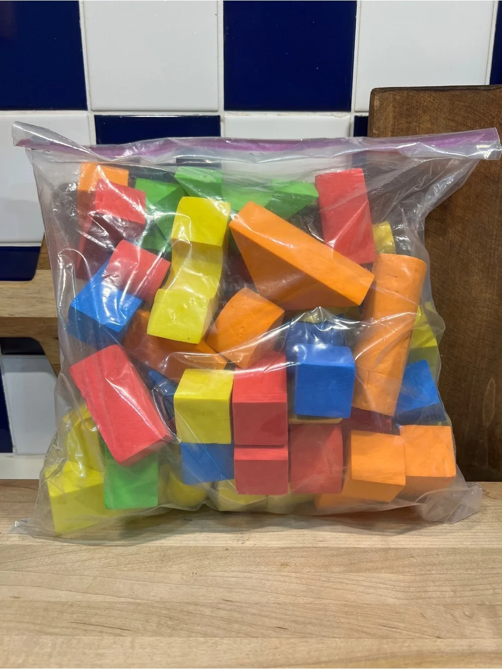 Colorful EVA Foam Building Blocks Set for Kids - Multicolor